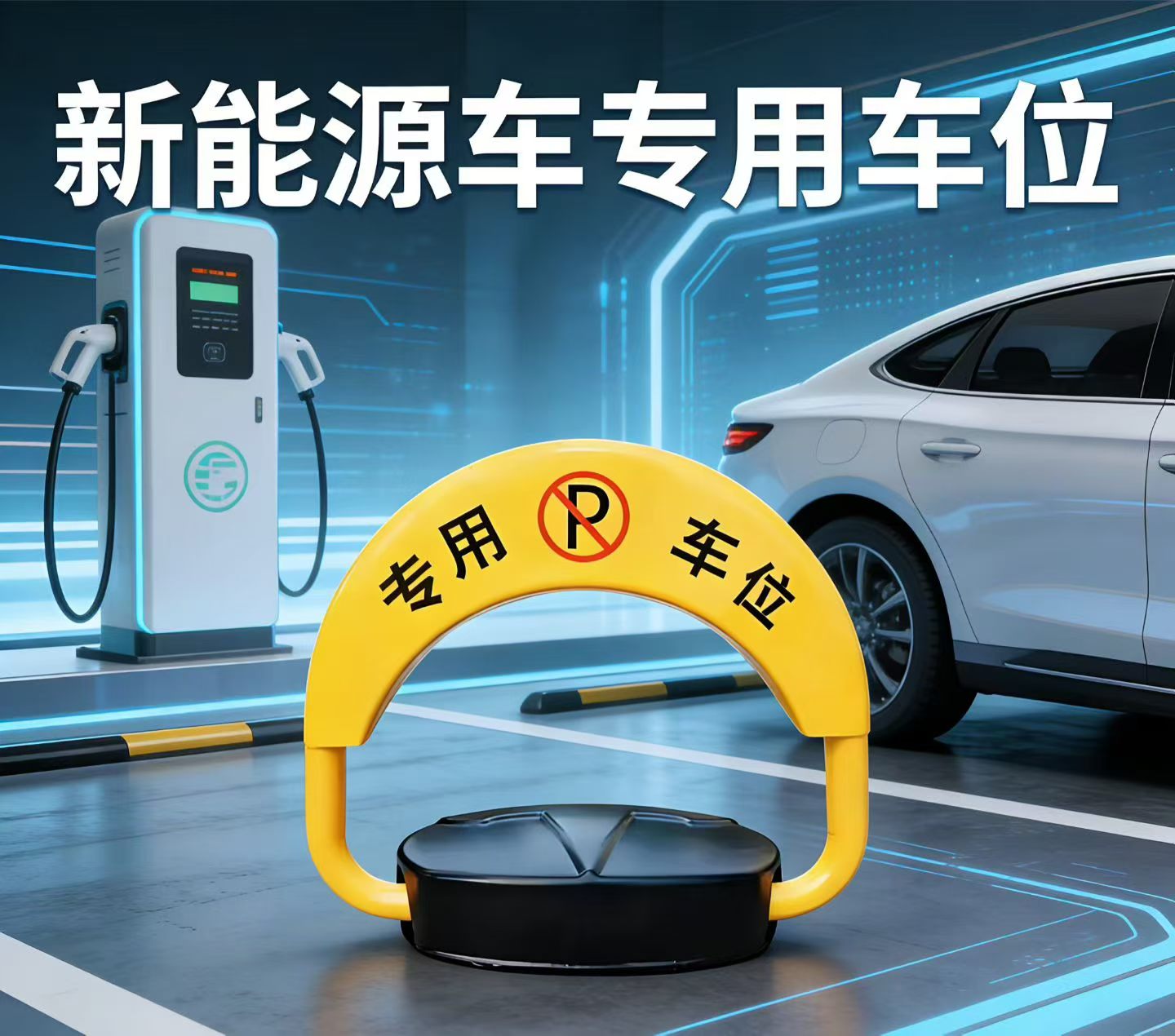 新能源充电防占位管理系统方案 新能源充电防占位管理系统方案